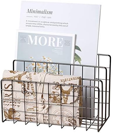 Desktop Mail Organizer File Organizer for Letters 3 Slot, Gray