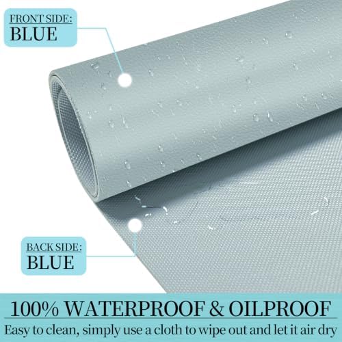 Desk Mat Set,3-in-1 Mouse Pad with Wrist Rest and Keyboard Pad
