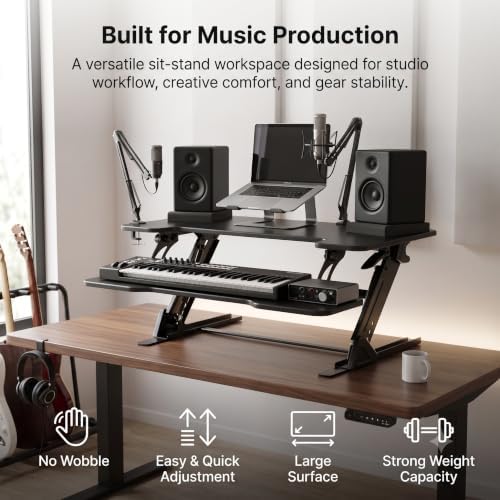 Standing Desk Converter 36 x 24 Inches, Height Adjustable