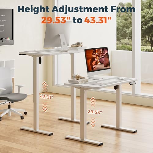 40''x24''One-Piece Adjustable Small Standing Desk for Home Office