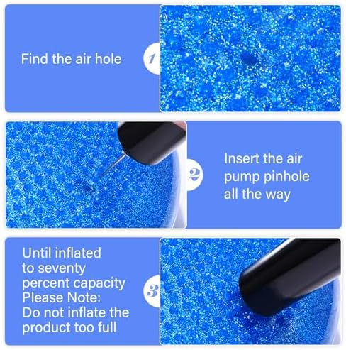 Libima 4 Pcs 13 Inch Glitter Wiggle Seat for Sensory Kids, Vibrant Color