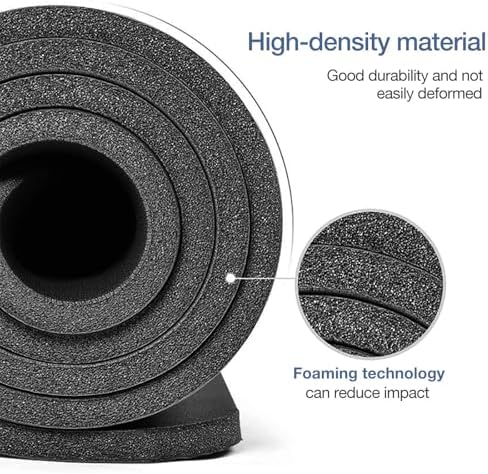 Gruper Yoga Mat Non Slip, 10/15mm Thick NBR Extra Thick Yoga Mat
