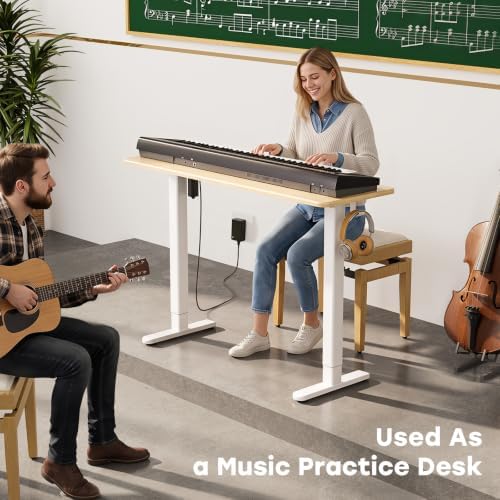 JOY worker Ultra-Narrow Electric Standing Desk, 16" W Slim Sit Stand Desk