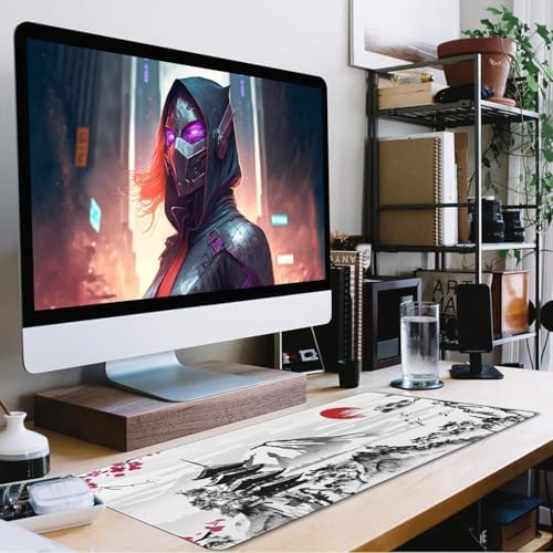 Japanese Landscape Large Mouse Pad Large Extended Mouse Pad