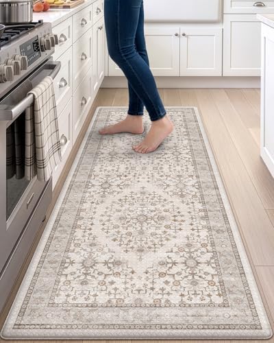 DEXI Kitchen Floor Mats Cushioned Anti Fatigue Runner Rug, 24x59