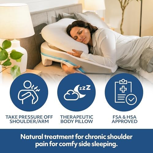 MedCline Shoulder Relief System, Side Sleeper, Small/Medium 5'9" and Under