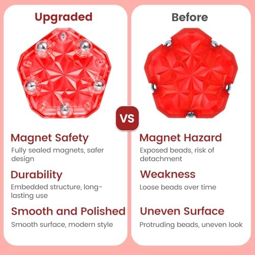 Magnetic Fidget Sphere, Adult Fidget Toy for Focus & Stress Relief