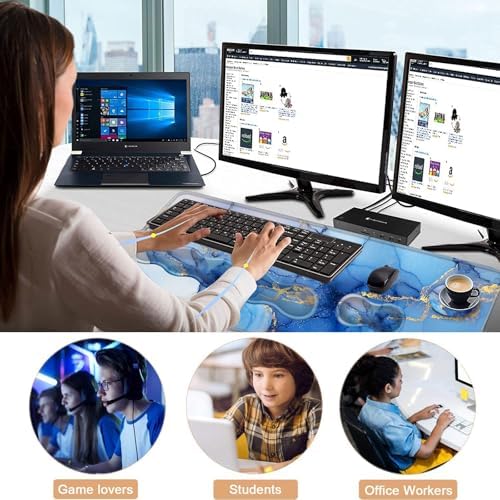 Keyboard Wrist Rest and Mouse Pad with Wrist Support Set Ergonomic Coaster,Memory Foam,Easy Typing Pain Relief,Large XL Desk Mat 31.5"x 11.8",Marble Texture