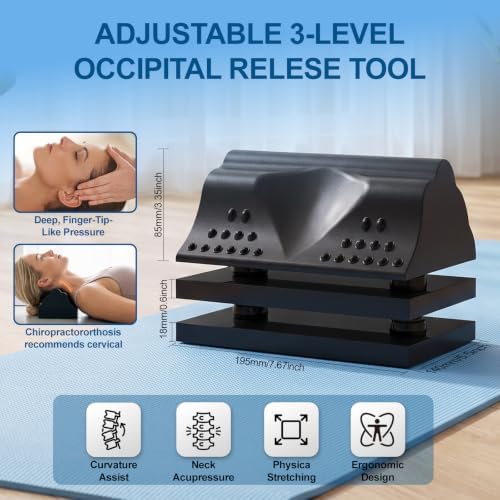 Occipital Release Tool for Neck, TMJ Relief & Cervical Traction Device