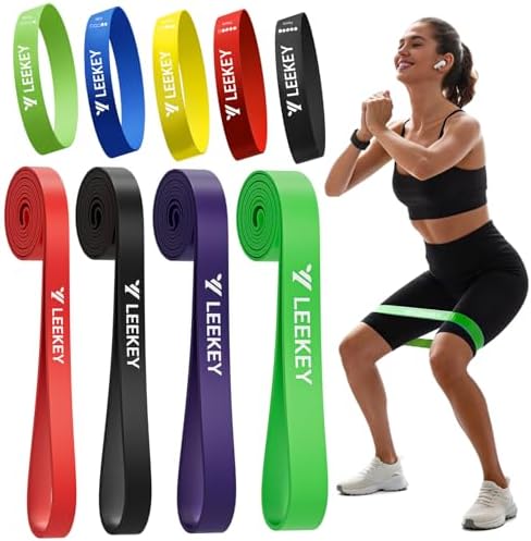 LEEKEY Resistance Bands Set for Pull Up Assistance & Exercise