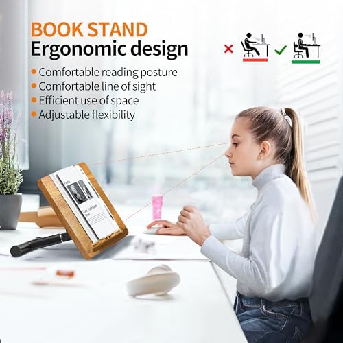 2-in-1 Floor Music Stand & Desktop Book Stand, 16.5"–51" Height Adjustable