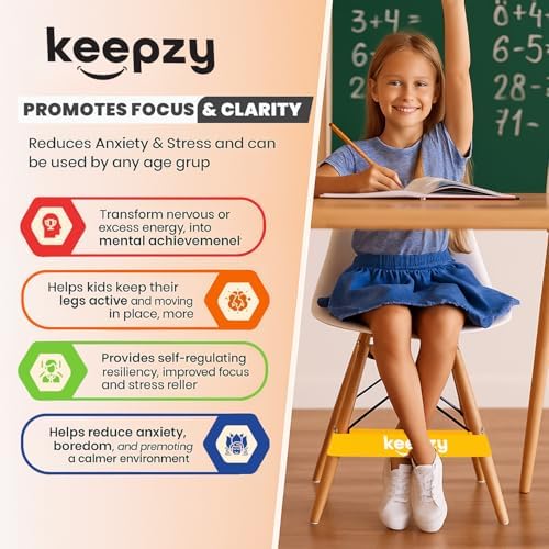 Chair Bands for Kids with Fidgety Feet, Desk Bands for Classroom