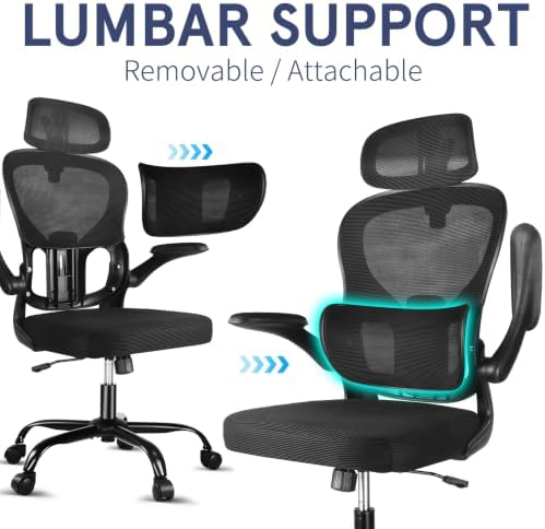 Office Chair, Desk Chair Comfy Computer Chair Ergonomic Mesh Office Chair