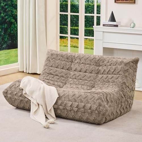 Hobestluk Large Bean Bag Chairs for Adults Fireside BeanBag Couch Togo Sofa