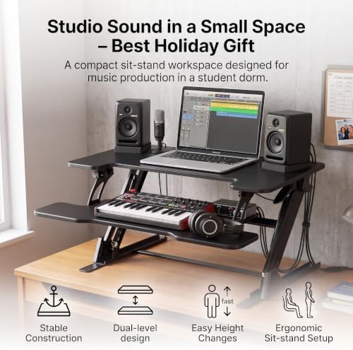 Standing Desk Converter 36 x 24 Inches, Height Adjustable