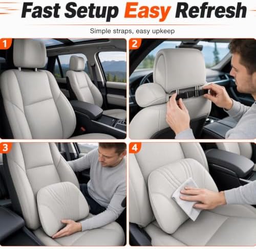 Car Neck Pillow for Commuting, Road Trips, Or Office Use, Soft & Comfy