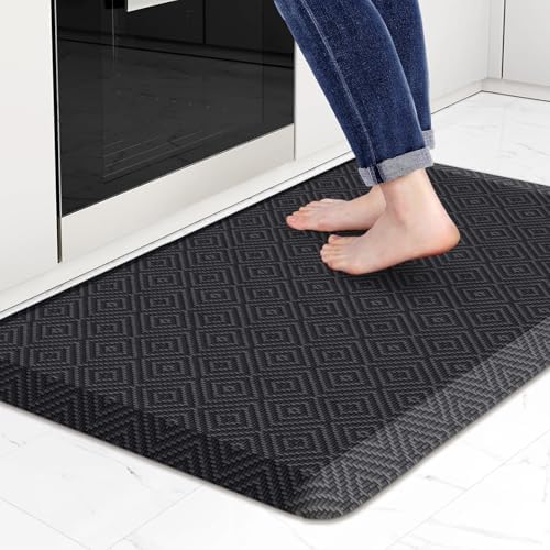 Anti-Fatigue Kitchen Mats for Floor Standing and Comfort Desk Mats 32"x20"
