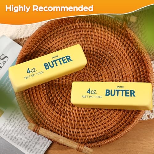 Big Butter Squishy,Giant Squishies Butter 14 OZ,Jumbo Slow Rising Squeeze Toys,Large Soft PU Foam Fidget Toys for Anxiety & Sensory Stress Relief 8.7*1.8*1.8 Inch(Big-Colorful Butter 1Pack)