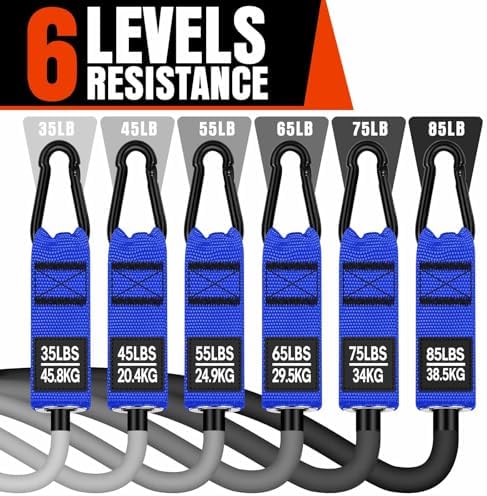Heavy Resistance Bands for Working Out, 300LBS Exercise Bands with Handles