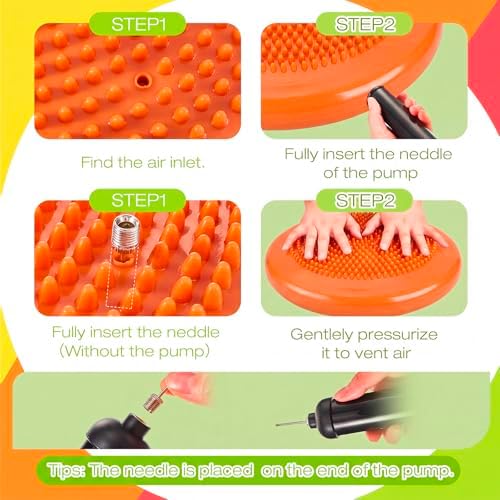 Amylove Wiggle Seat Inflated Wobble Cushion for Sensory Kid