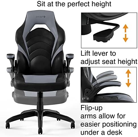 Staples Emerge Vortex Gaming Chair, Ergonomic, Swivel, Black, 2-Pack