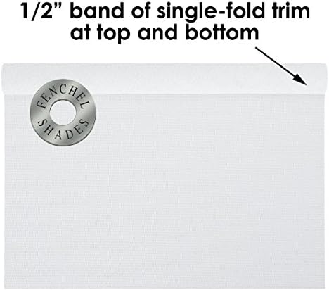 FenchelShades.com Lampshade 5" Top Diameter x 15" Bottom Diameter x 10" Slant Height with Washer (Spider) Attachment for Lamps with a Harp (White)
