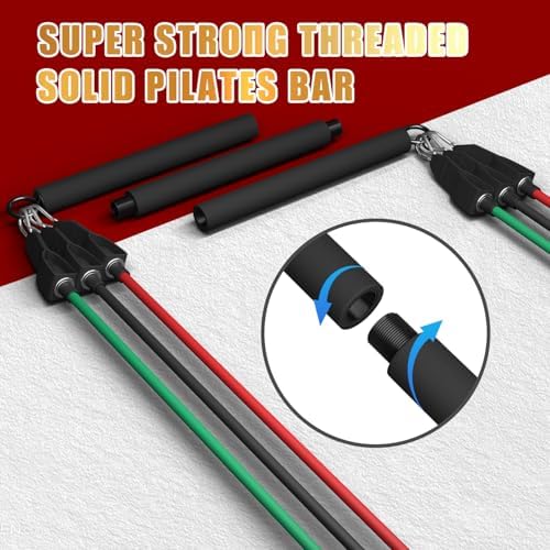 VEICK Resistance Bands with Handles, Exercise Tube Bands Set for Workouts
