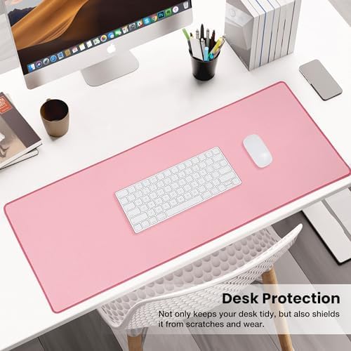 ALOANES Non-Slip Extended Mouse Pad Office&Home Desk Mat Stitched Edge