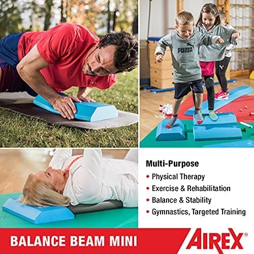AIREX Balance Pad – Stability Trainer for Balance, Stretching, Physical Therapy, Exercise, Mobility, Rehabilitation and Core Training Non-Slip Closed Cell Foam Premium Balance Pad