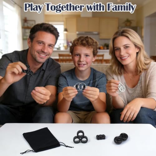 6pcs Adult Fidget Toys,Office Desk Metal Fidget Set for Teens&Kids
