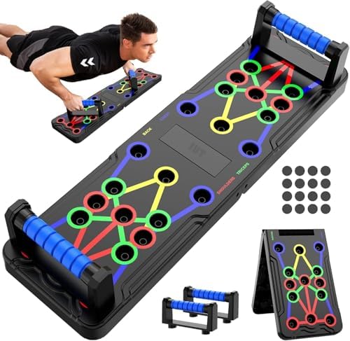 Push Up Board,Foldable Pushup Board for Man,Portable 30 in 1 Push Up Bar