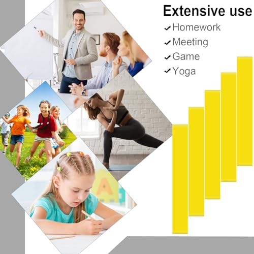 PLULON 15 Pack Chair Bands for Kids with Fidgety Feet Fidget Bands for Classroom Chairs for Students Chairs Desks with Sensory ADHD ADD Autism - Yellow