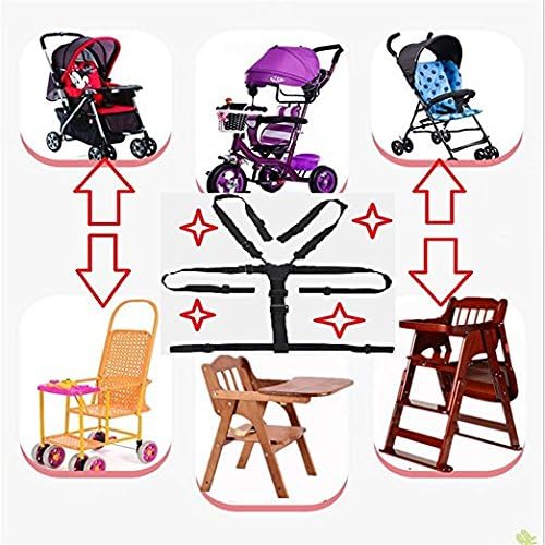 High Chair Pad, High Chair Cushion, seat Cushion, Breathable Pad, with Baby High Chair Seat Belt, 2 Pieces, Soft and Comfortable, Make The Baby More Comfortable (Green Animal Pattern)
