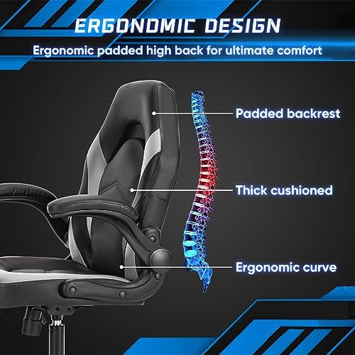 OLIXIS Gaming Chair, Computer Desk Chair, Lumbar Support