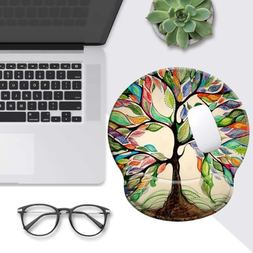 Ergonomic Mouse Pad with Wrist Support,Gaming Mousepad with with Non-Slip