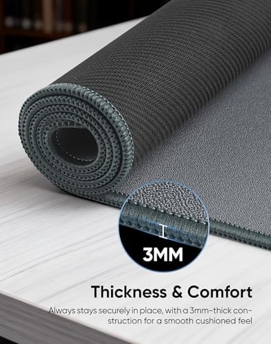 Reniteco Waterproof Large Office & Gaming Mouse Pad, 27.6" x 11.8" x 0.12"