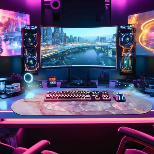 JIKIOU Ergonomic Keyboard Wrist Rest &Large Mouse Pad&Mouse Wrist & Cup Pad