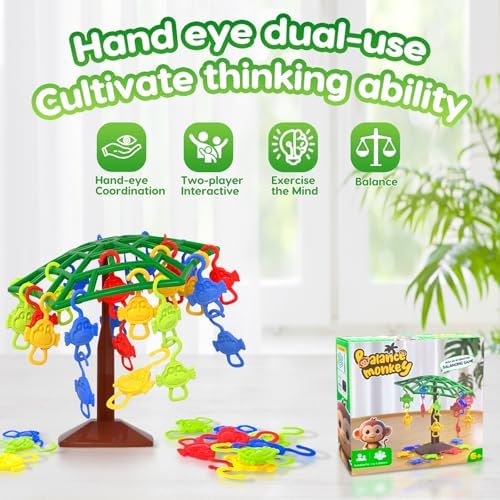 Monkey Balance Tree Game, Two-Player Balance Tree Game for Office
