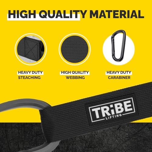 Door Anchor Strap for Resistance Bands with 5 Loops and Metal D-Rings