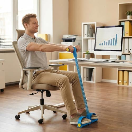 Pedal Resistance Bands 6-Tube Multifunction Arm, Leg, Yoga, Pilates