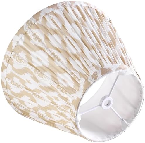 GO&SO Small Pleated Lamp Shades Set of 2,5"×9"×6.4" Bell Shade Multicolor