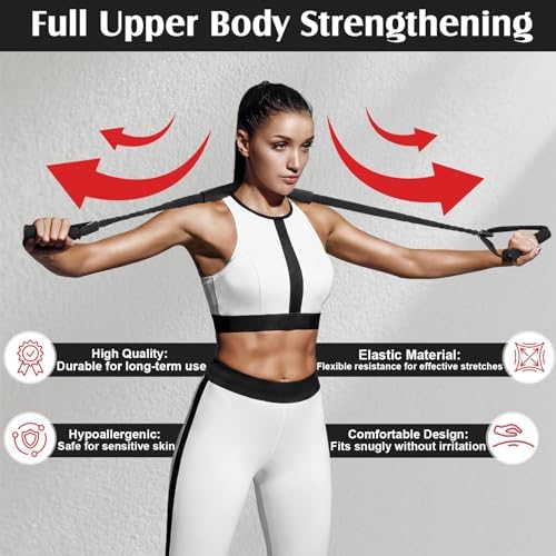 Shappy 2 Pcs Neck Stretcher Exerciser Cervical Traction Device 20-25lb, 30-35lb Neck Chiropractor Pull Device Portable Traction Exerciser for Home Office Workout Use, Durable and Comfortable