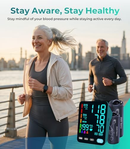 Automatic Upper Arm Blood Pressure Monitor, 3*199 Sets Memory, Green