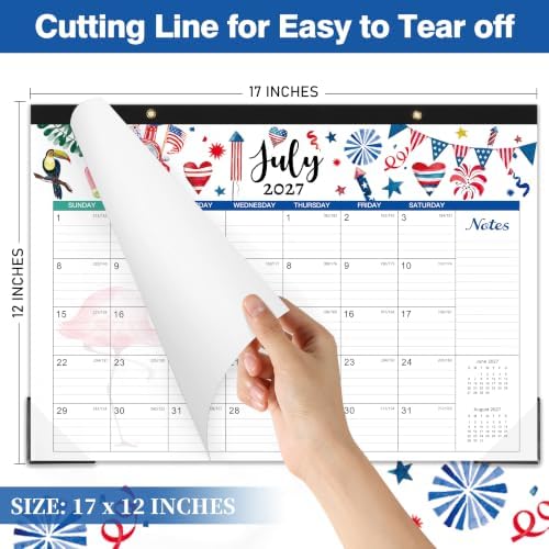Desk Calendar 2027, 12 Months Desk/Wall Calendar 2027