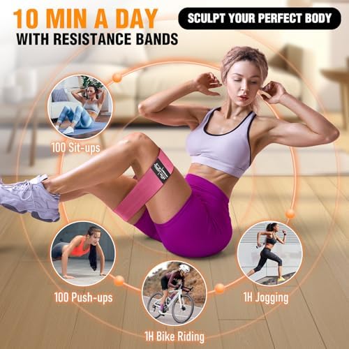 Fabric Resistance Bands for Working Out