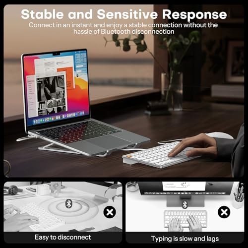 OMOTON Wired Keyboard and Mouse Combo for Mac(MacOS 11.3+),Easy Plug & Play