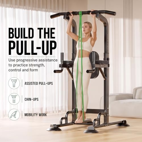 WHATAFIT Resistance Bands, 5 Level Pull Up Assistance Bands for Working Out