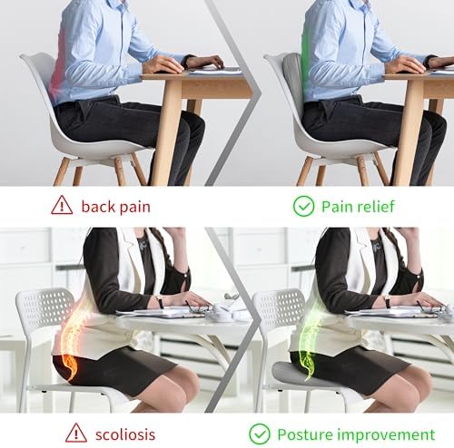 Inflated Wobble Cushion,Dyna Disc,Circular Non-slip Texture for Comfortable Sitting,Wiggle Seat to Improve Posture, Fitness, Stability for Sensory Adults,Balance Seat with Pump for Core Strength