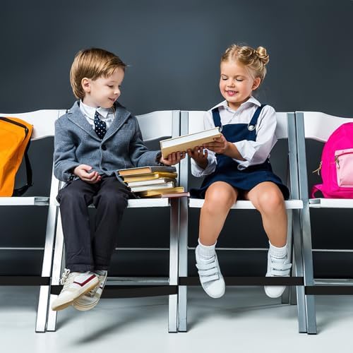 25 Pack Chair Bands for Kids with Fidgety Feet, ADHD Tools for Kids, ROOKEA Sensory Classroom Must Haves for ADHD Kids Fidget Chair Bands ADD Autism ADHD Chair Bands for Classroom Home Chairs
