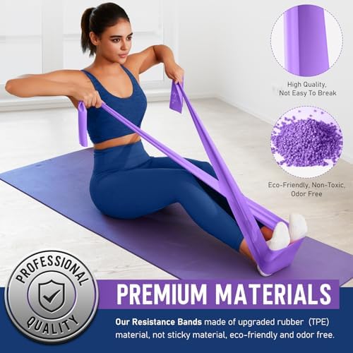 Resistance Bands for Working Out, Stretch Bands for Exercise, Yoga, Pilates